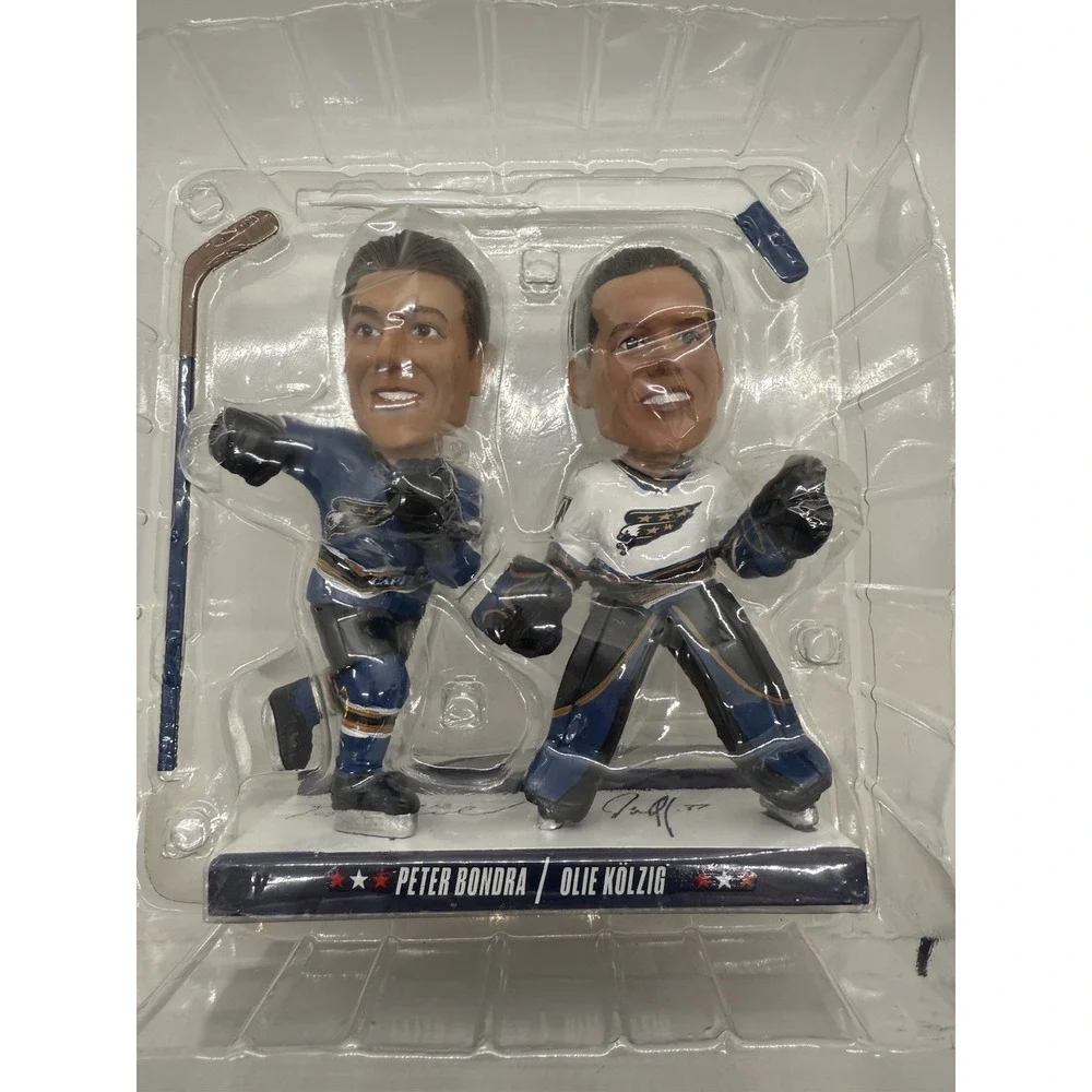 Washington Capitals 50th Anniversary Dual‎ Bobblehead Bondra Kolzig NIB Limited